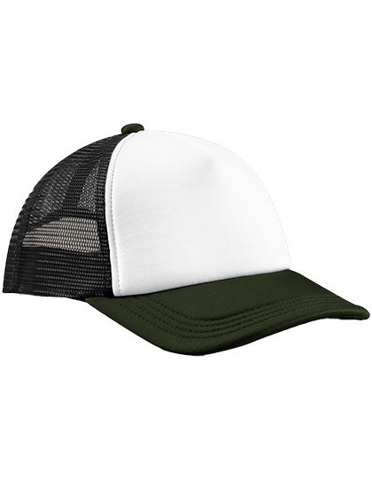 Beechfield - Retro 5 Panel Pet - Black/Dark Olive