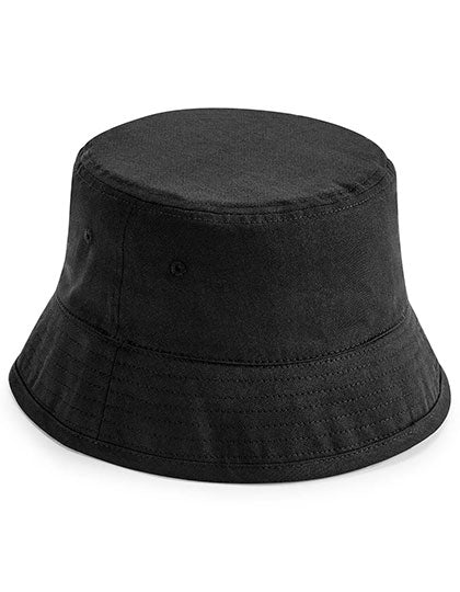 Beechfield - Organic Cotton Bucket Hoed - Black