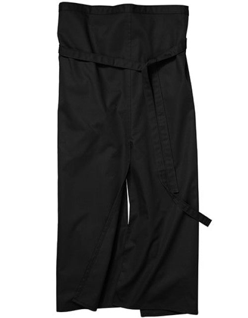 CG Workwear - Slit Apron Milano 100 x 100 cm - Black