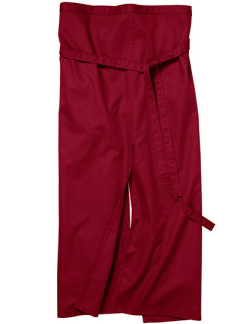 CG Workwear - Slit Apron Milano 100 x 100 cm - Cherry