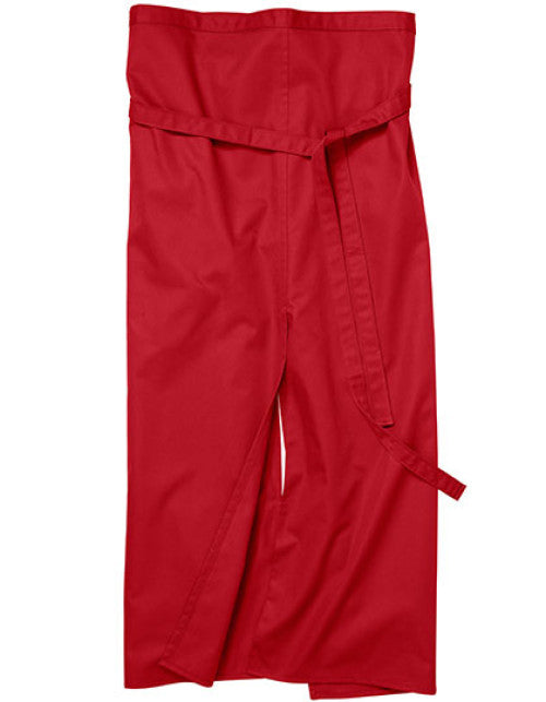 CG Workwear - Slit Apron Milano 100 x 100 cm - Red