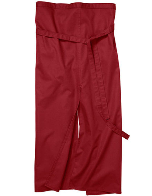 CG Workwear - Slit Apron Milano 100 x 100 cm - Regency Red