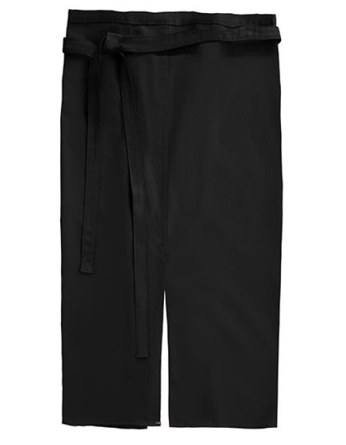 CG Workwear - Slit Apron Milano 80 x 100 cm - Black