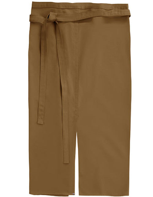 CG Workwear - Slit Apron Milano 80 x 100 cm - Caramel