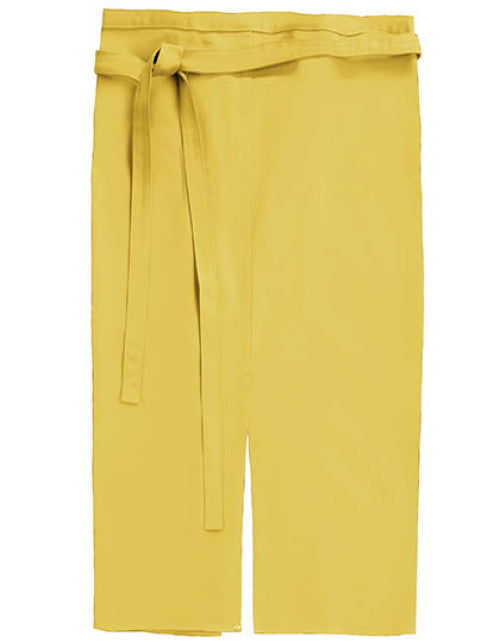 CG Workwear - Slit Apron Milano 80 x 100 cm - Curry