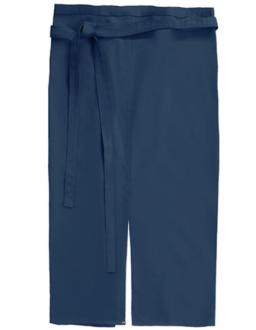 CG Workwear - Slit Apron Milano 80 x 100 cm - Dark Blue