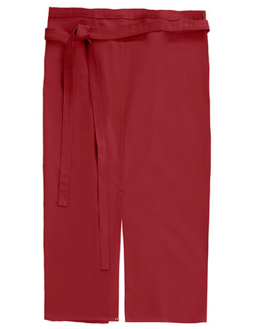 CG Workwear - Slit Apron Milano 80 x 100 cm - Regency Red