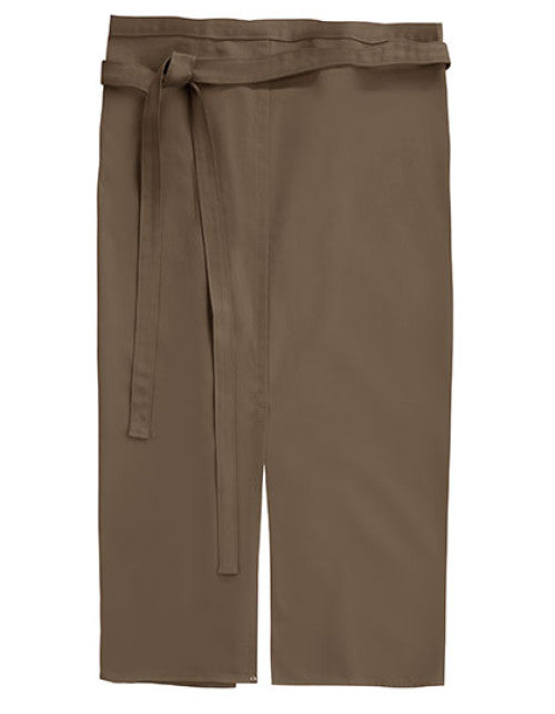 CG Workwear - Slit Apron Milano 80 x 100 cm - Taupe