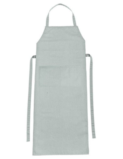 CG Workwear - Bib Apron Verona Bag 110 x 75 cm - Pale Grey