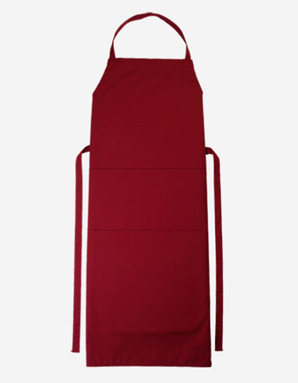 CG Workwear - Bib Apron Verona 110 x 75 cm - Cherry