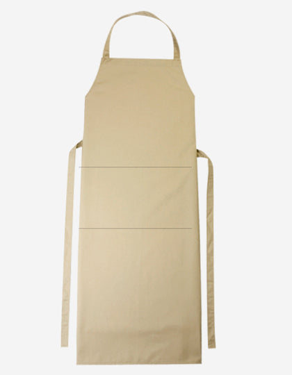 CG Workwear - Bib Apron Verona 110 x 75 cm - Khaki