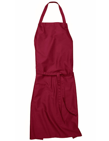 CG Workwear - Bib Apron Verona 90 - Cherry