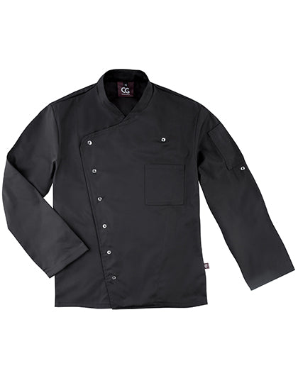 CG Workwear - Men´s Chef Jacket Turin Classic - Black