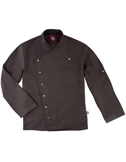 CG Workwear - Men´s Chef Jacket Turin Classic - Chocolate