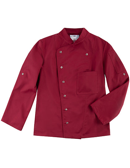 CG Workwear - Ladies´ Chef Jacket Turin Classic - Cherry