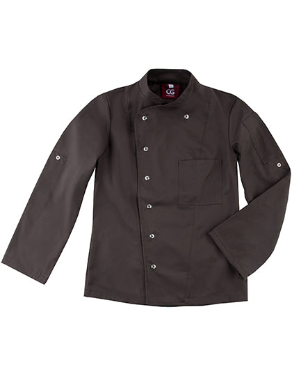CG Workwear - Ladies´ Chef Jacket Turin Classic - Chocolate