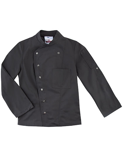 CG Workwear - Ladies´ Chef Jacket Turin Classic - Raven
