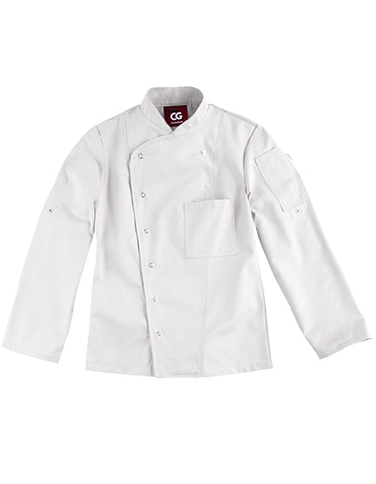 CG Workwear - Ladies´ Chef Jacket Turin Classic - White