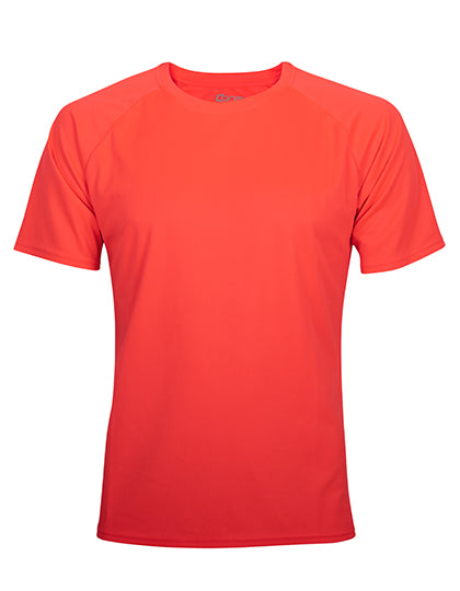 CONA SPORTS - Rainbow Tech Tee - Neon Coral