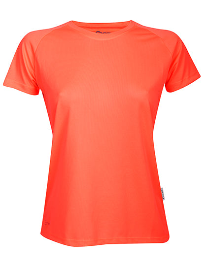 CONA SPORTS - Ladies´ Rainbow Tech Tee - Neon Peach