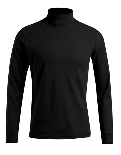 Promodoro - Men´s Turtleneck-T Long Sleeve - Black