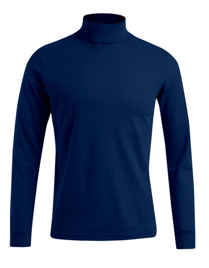 Promodoro - Men´s Turtleneck-T Long Sleeve - Navy