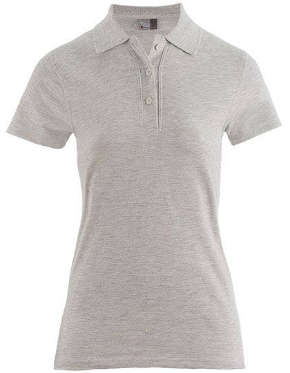 Promodoro - Women´s Superior Polo - Ash (Heather)