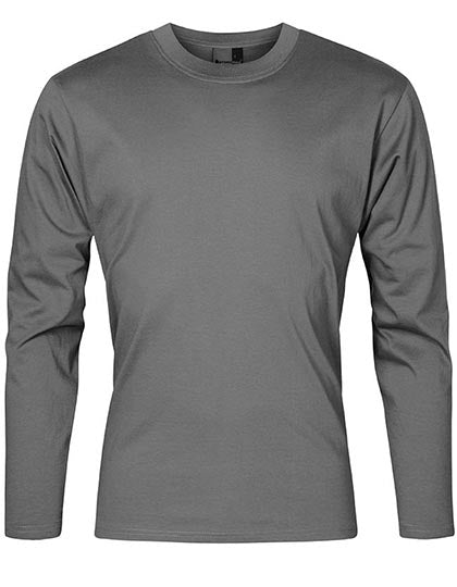 Promodoro - Men´s Premium-T Long Sleeve - Steel Grey (Solid)