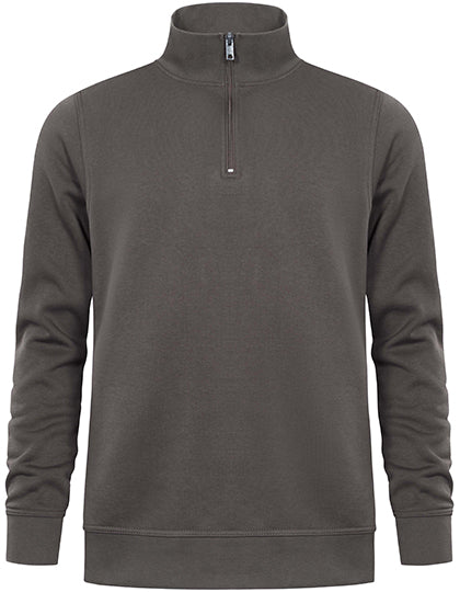 Promodoro - Unisex Troyer Side Pocket - Charcoal (Solid)