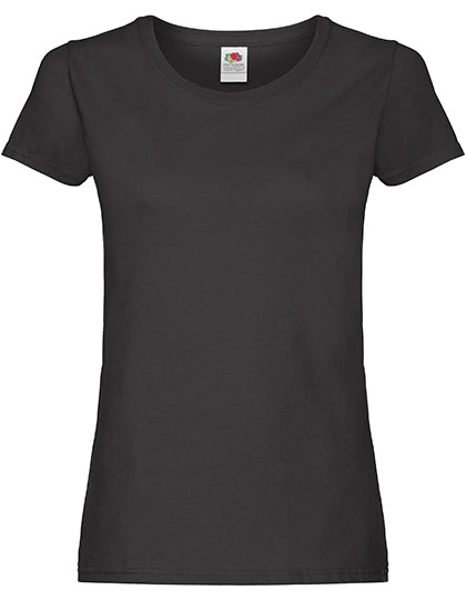 Fruit Of The Loom – Original Dames T-Shirt – Black
