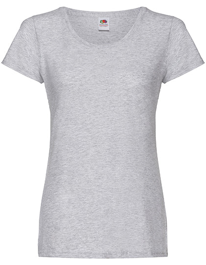 Fruit Of The Loom – Original Dames T-Shirt – Heather Grey