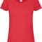 Fruit Of The Loom – Original Dames T-Shirt – Red
