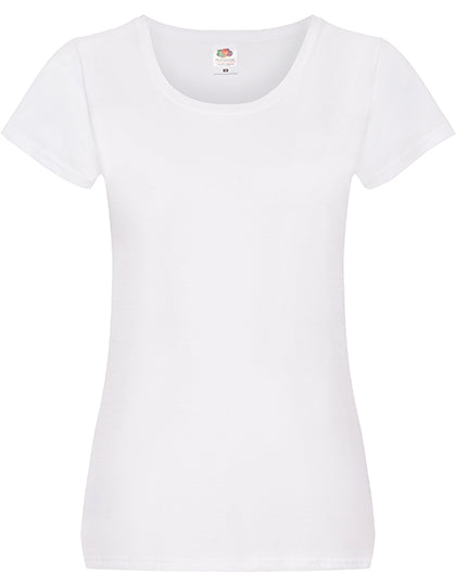 Fruit Of The Loom – Original Dames T-Shirt – White