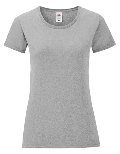 Fruit Of The Loom - iconic Dames T-Shirt - Athletic Heather