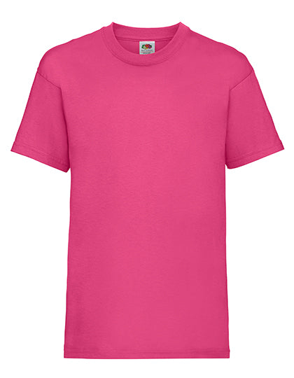 Fruit Of The Loom - Valueweight Kinder T-Shirt Ronde Hals - Fuchsia