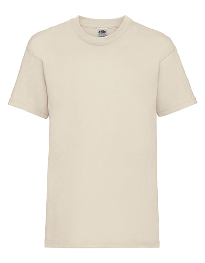 Fruit Of The Loom - Valueweight Kinder T-Shirt Ronde Hals - Natural
