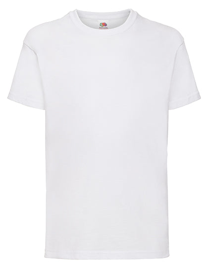 Fruit Of The Loom - Valueweight Kinder T-Shirt Ronde Hals - White