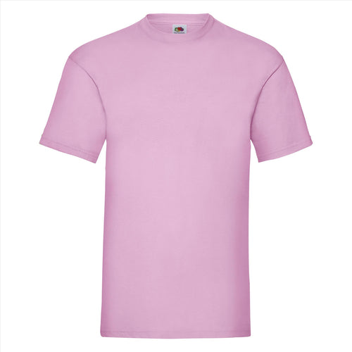 Fruit of the Loom Valueweight T-shirt Light Pink — voor