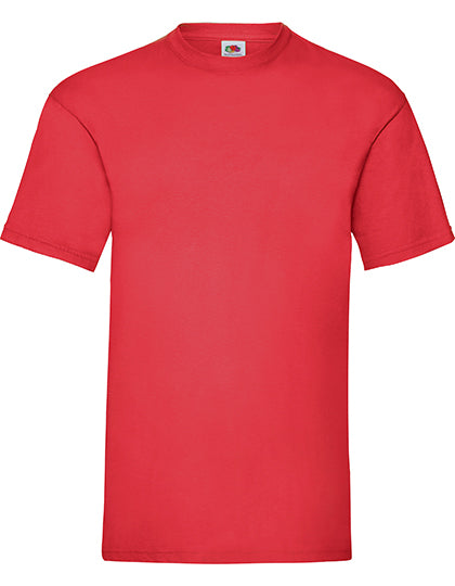 Fruit of the Loom - Valueweight T-shirts Ronde Hals - Red