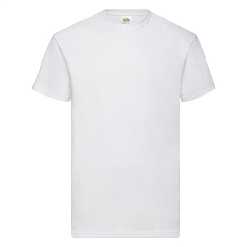 Fruit of the Loom Valueweight T-shirt White — voor