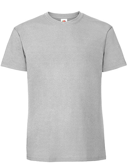 Fruit of the Loom - Iconic 195 T-Shirt - Zinc (Effen)