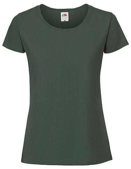 Fruit of the Loom - Iconic 195 Dames T-Shirt - Bottle Green