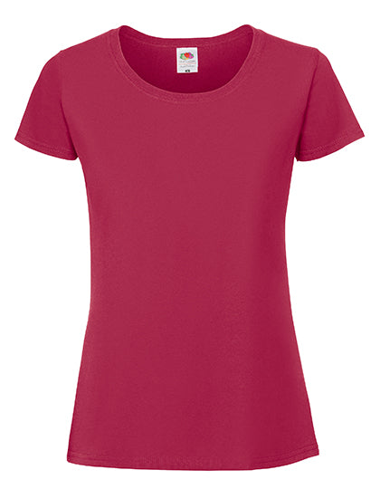 Fruit of the Loom - Ladies Iconic 195 Ringspun T - Cranberry