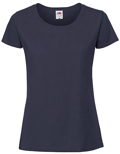 Fruit of the Loom - Iconic 195 Dames T-Shirt - Deep Navy