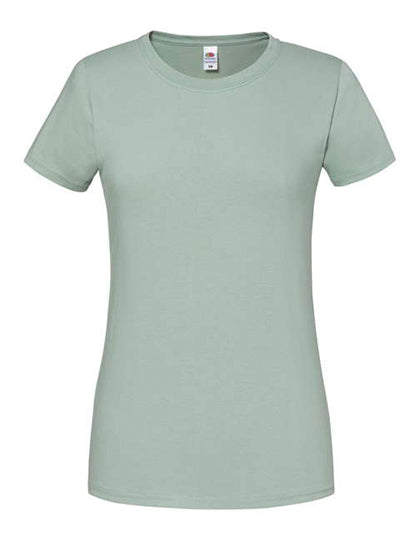 Fruit of the Loom - Iconic 195 Dames T-Shirt - Sage