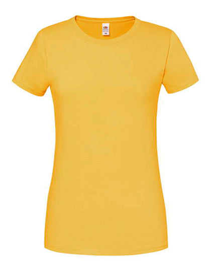 Fruit of the Loom - Iconic 195 Dames T-Shirt - Sunflower