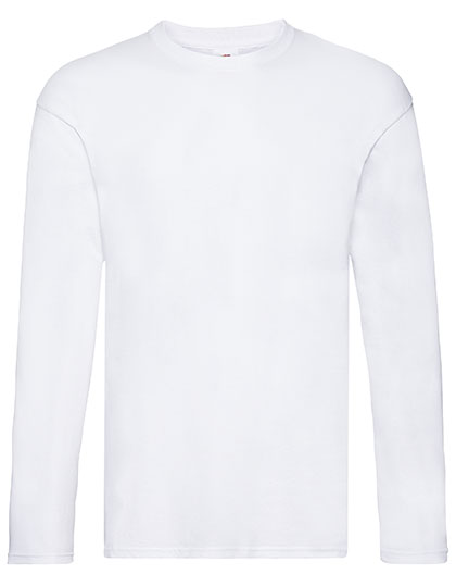 Fruit Of The Loom - Original Longsleeve T-Shirt - White
