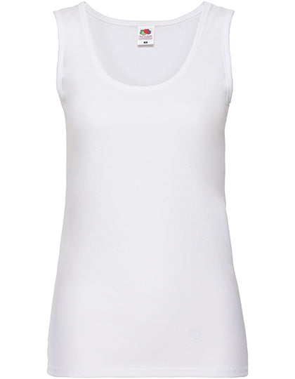 Fruit of the Loom - Ladies´ Valueweight Vest - White S (uitverkoop)