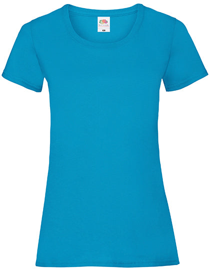Fruit of the Loom - Dames Valueweight T-shirt - Azure Blue
