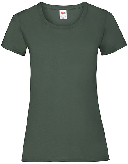 Fruit of the Loom - Dames Valueweight T-shirt - Bottle Green
